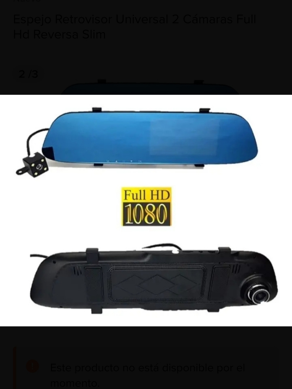 Dashcam Rearview Mirror - Picture 2 of 4